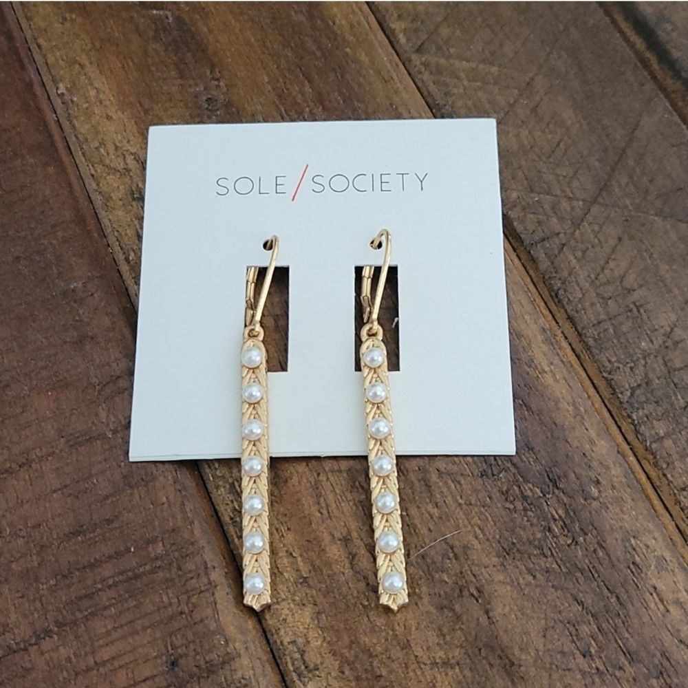 Sole Society Golden Color Earrings